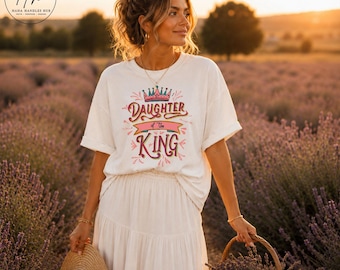 Daughter Of The King SVG PNG: Christian Faith Design (Digital Download)