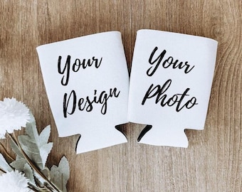 Personalized Photo Custom Can Coolers, Actual Photo Can Cooler, Bulk Can Coolers, Custom Design, Event Can Coolers, Custom Logo Can Coolers