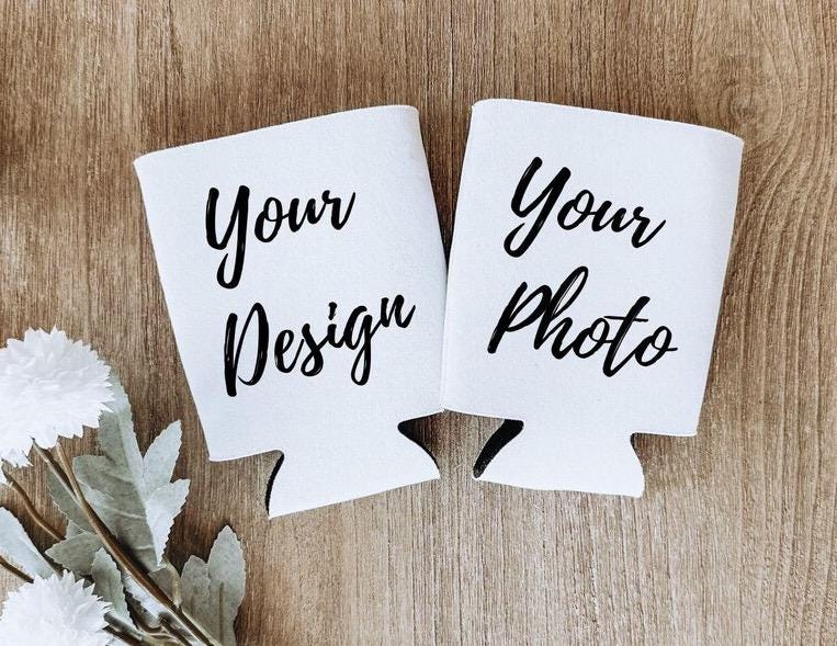 Personalized Photo Custom Can Coolers, Actual Photo Can Cooler, Bulk Can Coolers, Custom Design, Event Can Coolers, Custom Logo Can Coolers