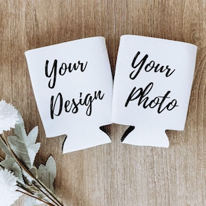 Personalized Photo Custom Can Coolers