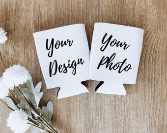Personalized Photo Can Coolers: Custom Wedding & Party Favors