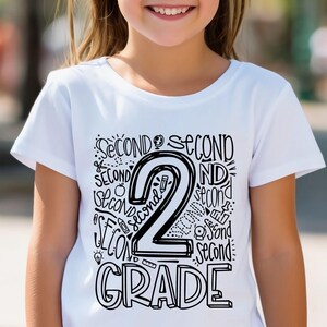 Second Grade Kids Graphic Tshirt