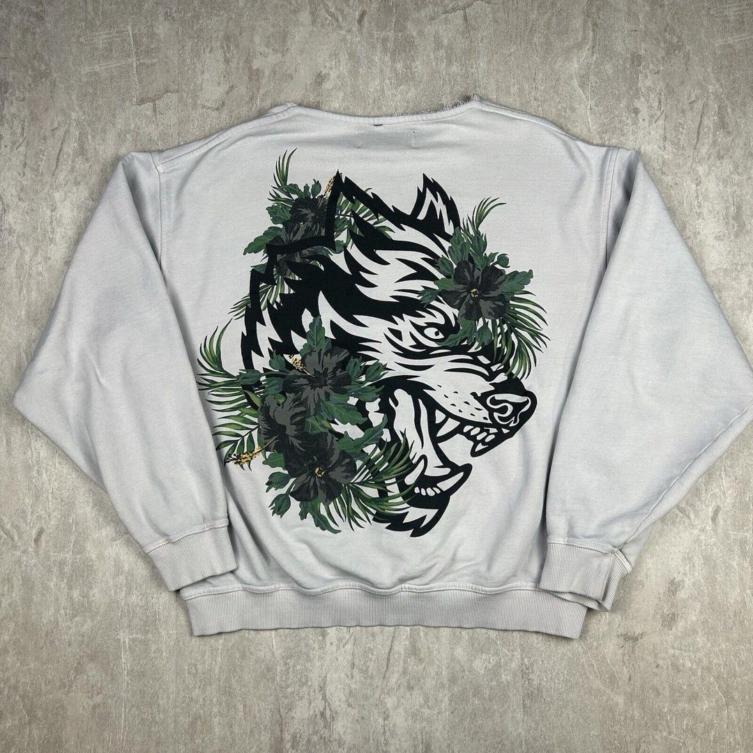 トップス WOLF'S HEAD HEAVYWEIGHTCREWNECKSWEAT M Arkport-Canaseraga Wolves Pennant Ladies Crewneck 8332