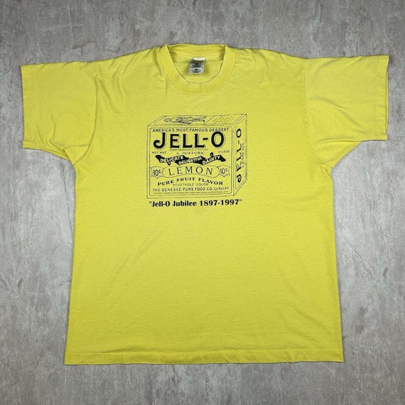 Vtg 90s JELL-O Box T-Shirt Gelatin Dessert Le Roy New York Men’s Size XL