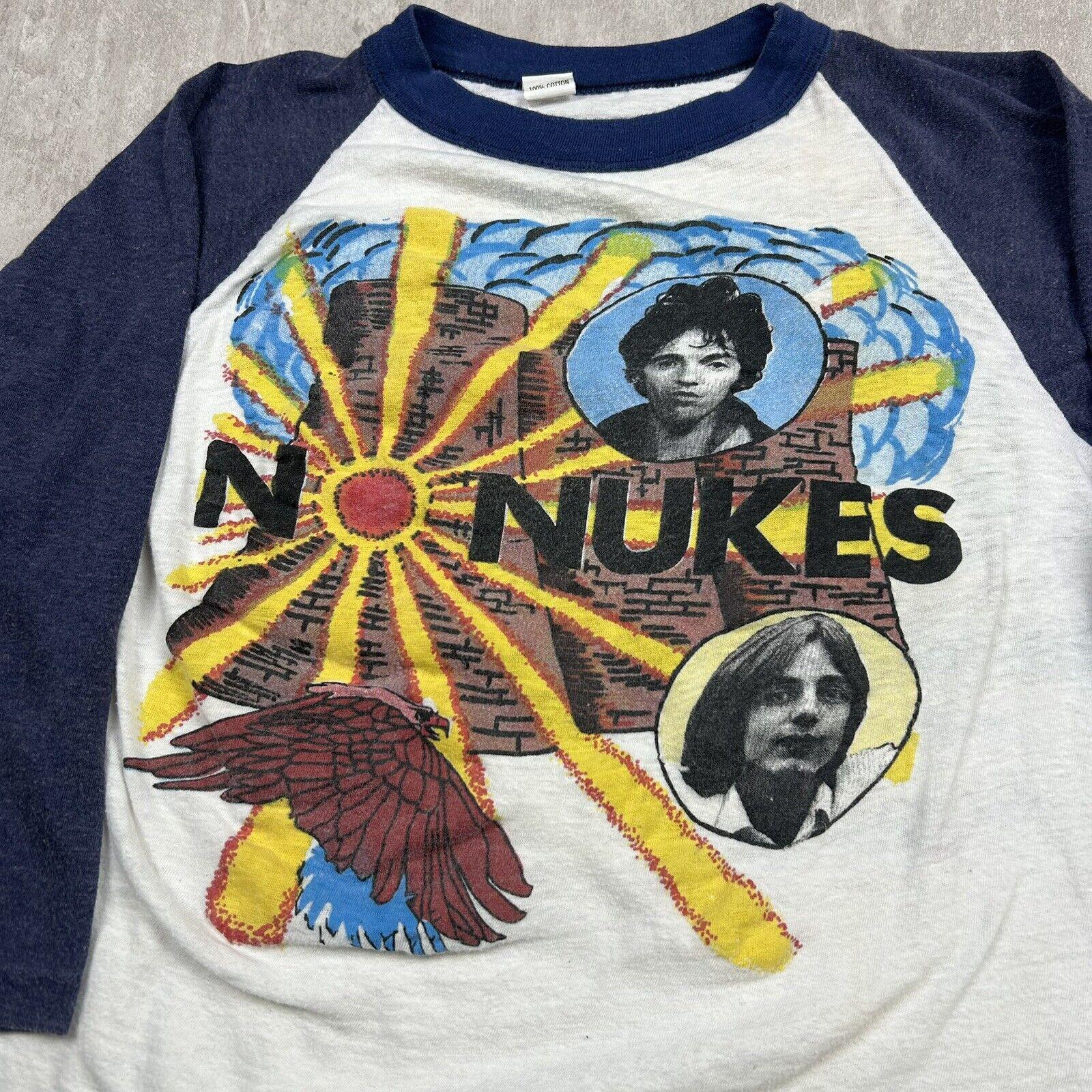 Vintage 1970 No Nukes Madison Square Garden Concert T-shirt Men