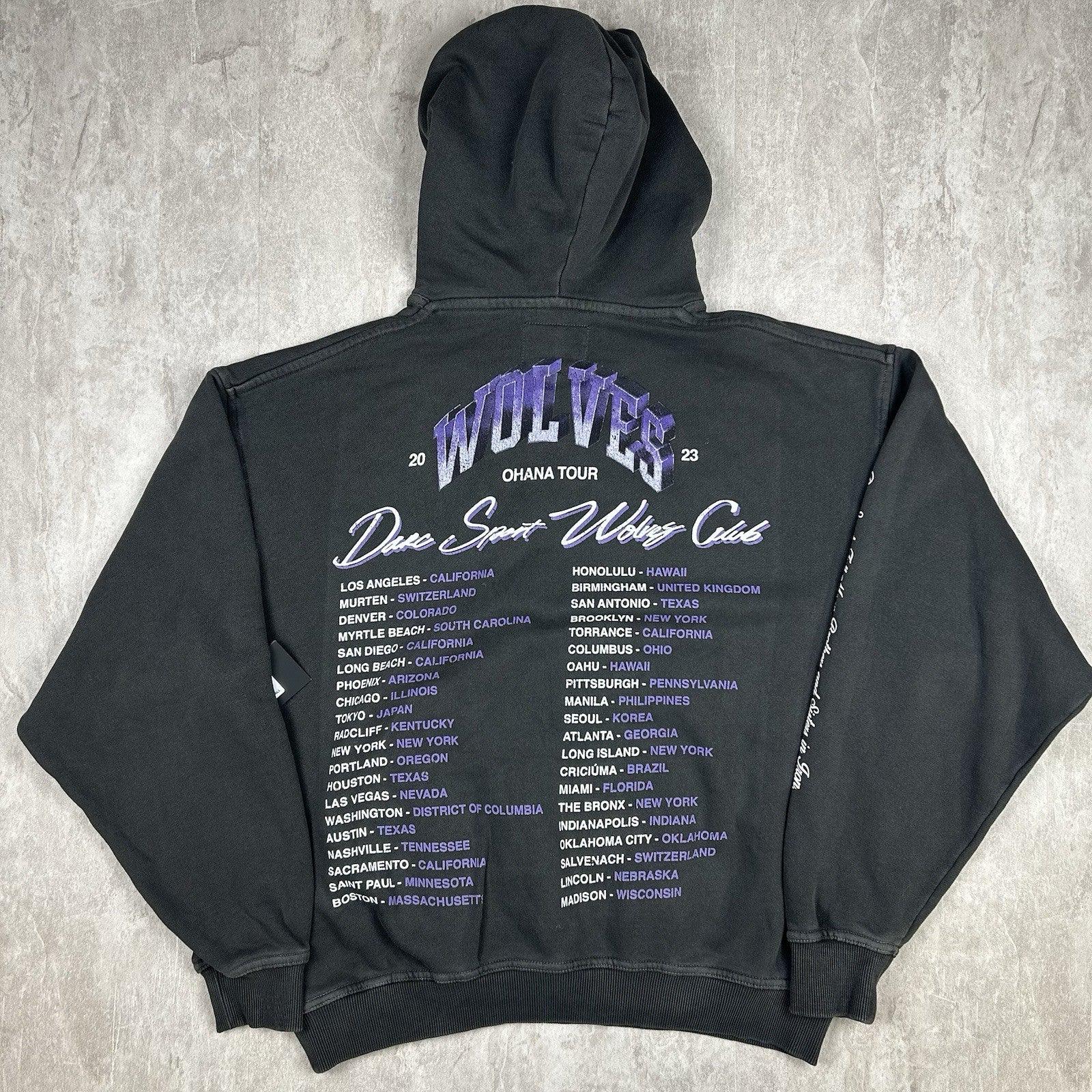 Darc Sport Hoodie With Tags Black Ohana Tour 2023 Wolves Vintage