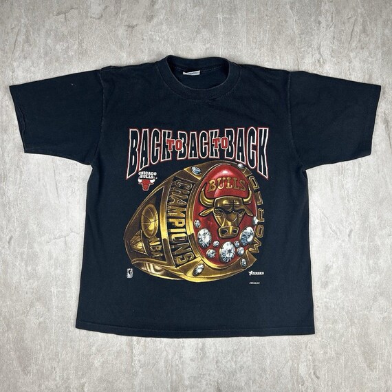 90s NBA ビンテージTシャツ L 優勝 シカゴブルズ ジョーダン 1998 90s