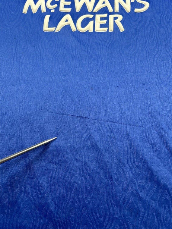 Vintage Rangers Jersey Home Football Shirt 90-92 Admiral Polyester
