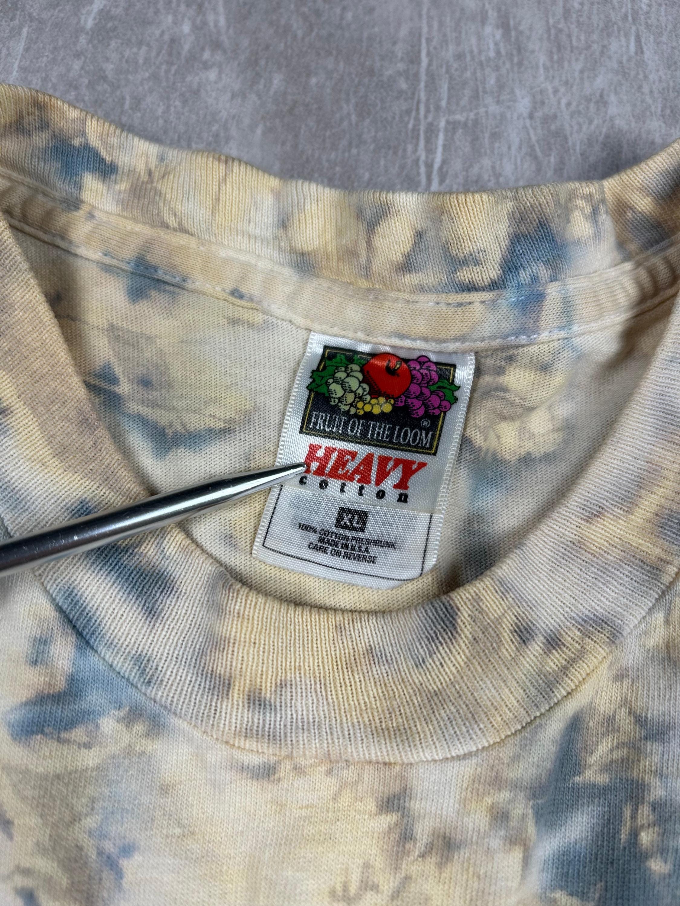 Vintage the Beatles T-shirt Tie Dye Apple 90s Band Lennon 1995 