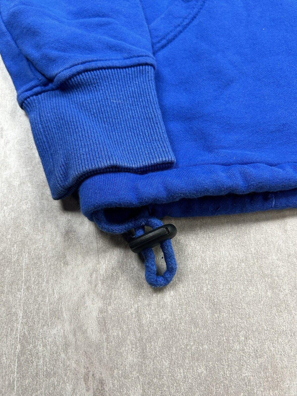 Vtg Stussy Two Tone Blue Sweatshirt Hoodie Double Sided Men's Size Vtg Stussy Two Tone Blue Sweatshirt Hoodie Double Sided Men's Size
