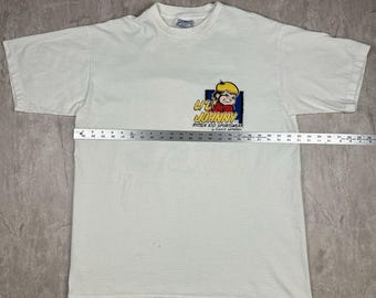 Vintage 90s Lil Johnny Sportswear Classic Apparel White T
