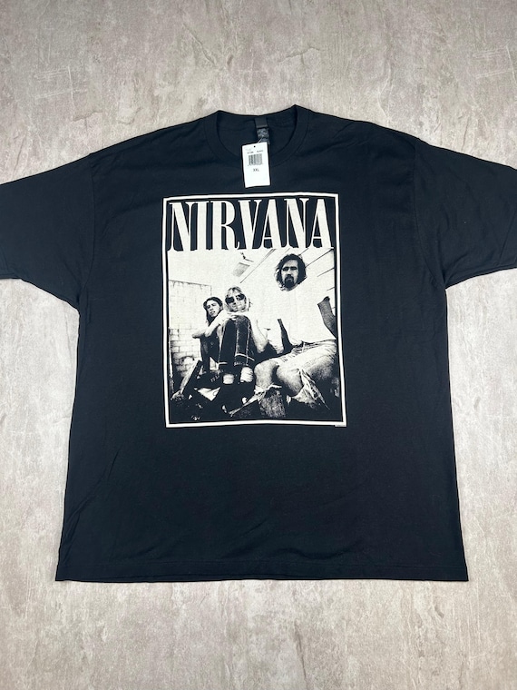 音楽 バンド カートコバーン NIRVANA 長袖 ロングスリーブ T