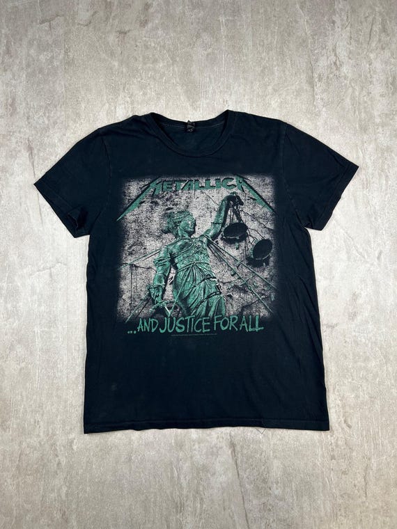 Metallica Black T-shirt …and Justice for All 2017 Green Edition