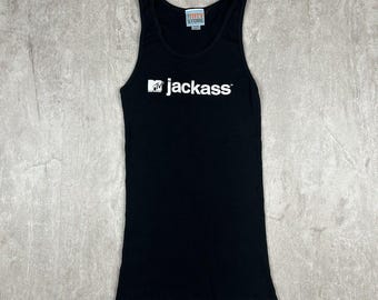 Vtg 2006 MTV Store Jackass Tank Top Shirt Y2K USA Men’s Size Xl