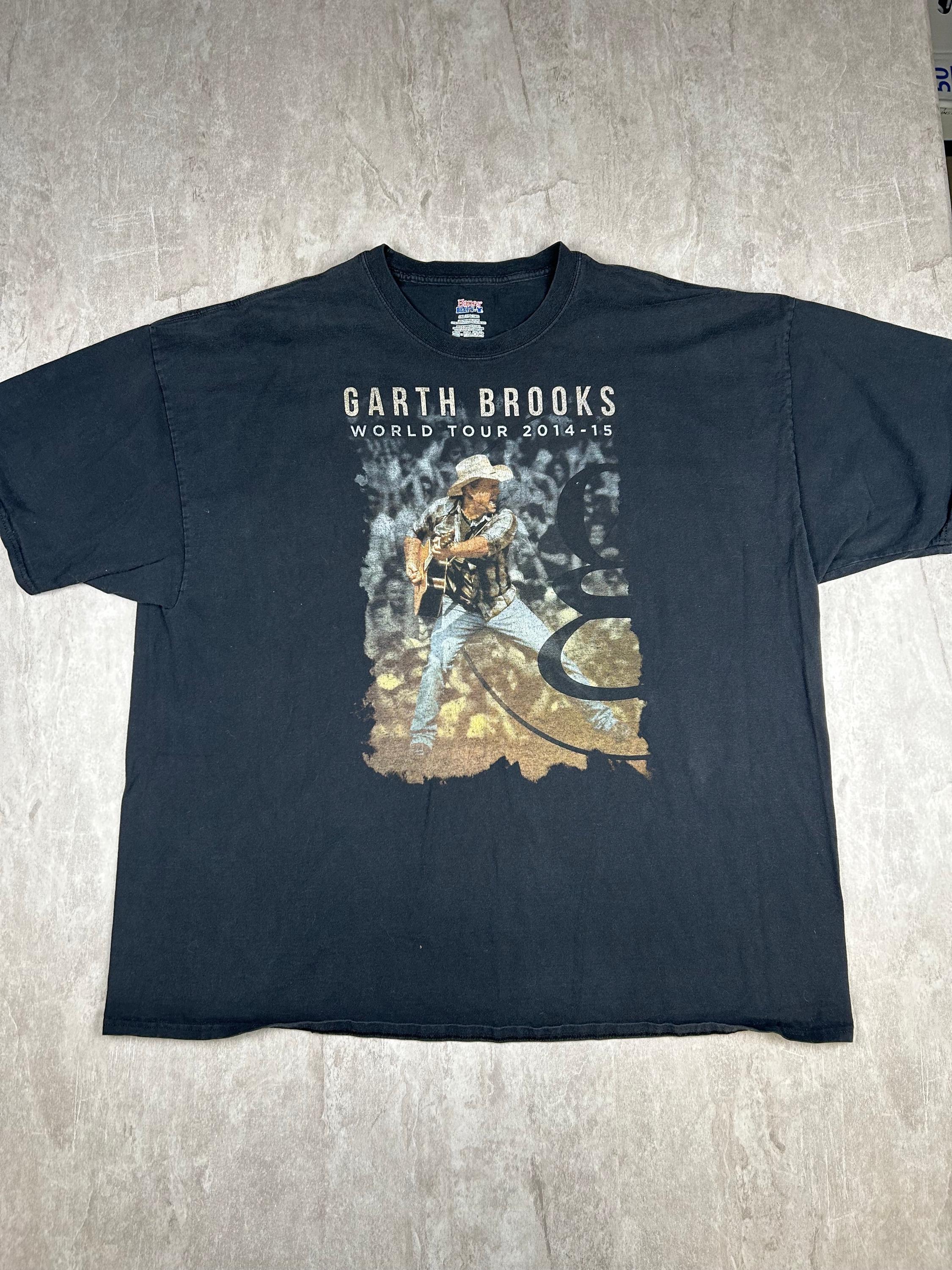 BABYL 2014 World Tour Tシャツ Mサイズ Vtg Garth Brooks T-shirt World Tour 2014-2015 Country Double Side