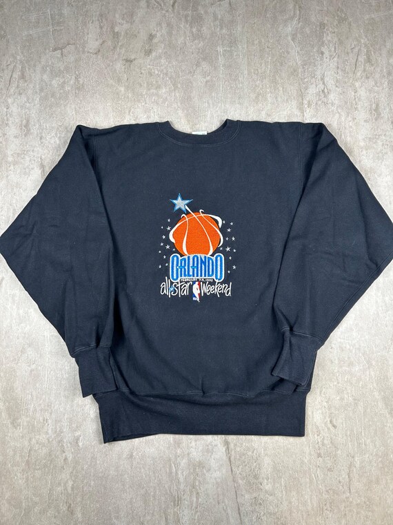 Vtg Orlando All Star Weekend Champion Reverse Weave 1992 NBA Men