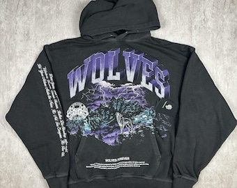 Darc Sport Hoodie With Tags Black Ohana Tour 2023 Wolves Vintage Men’s Size S
