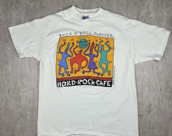 ヴィンテージ 1992 ハードロックカフェ ラスベガス ホワイト Tシャツ 