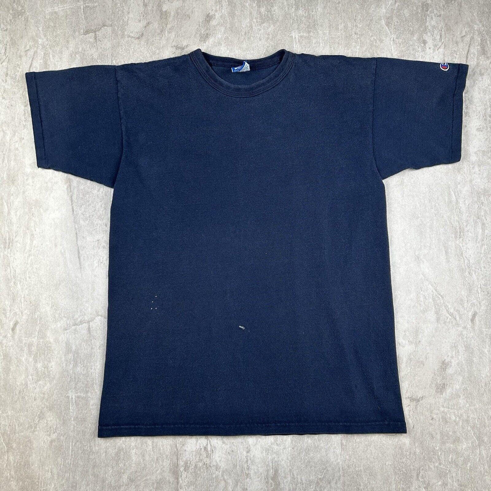 Vintage 80s Champion Blue Blank T-shirt USA Made Men's Size 2XL - Etsy