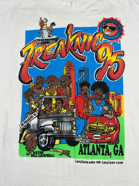 Rare Vintage 90s Atlanta Freaknik 95 Rap Shirt Vtg Concert Band