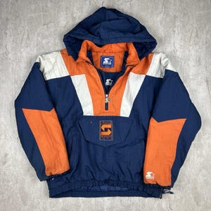 Vintage 90s Starter Syracuse Zip up Jacket Pics for Imperfections