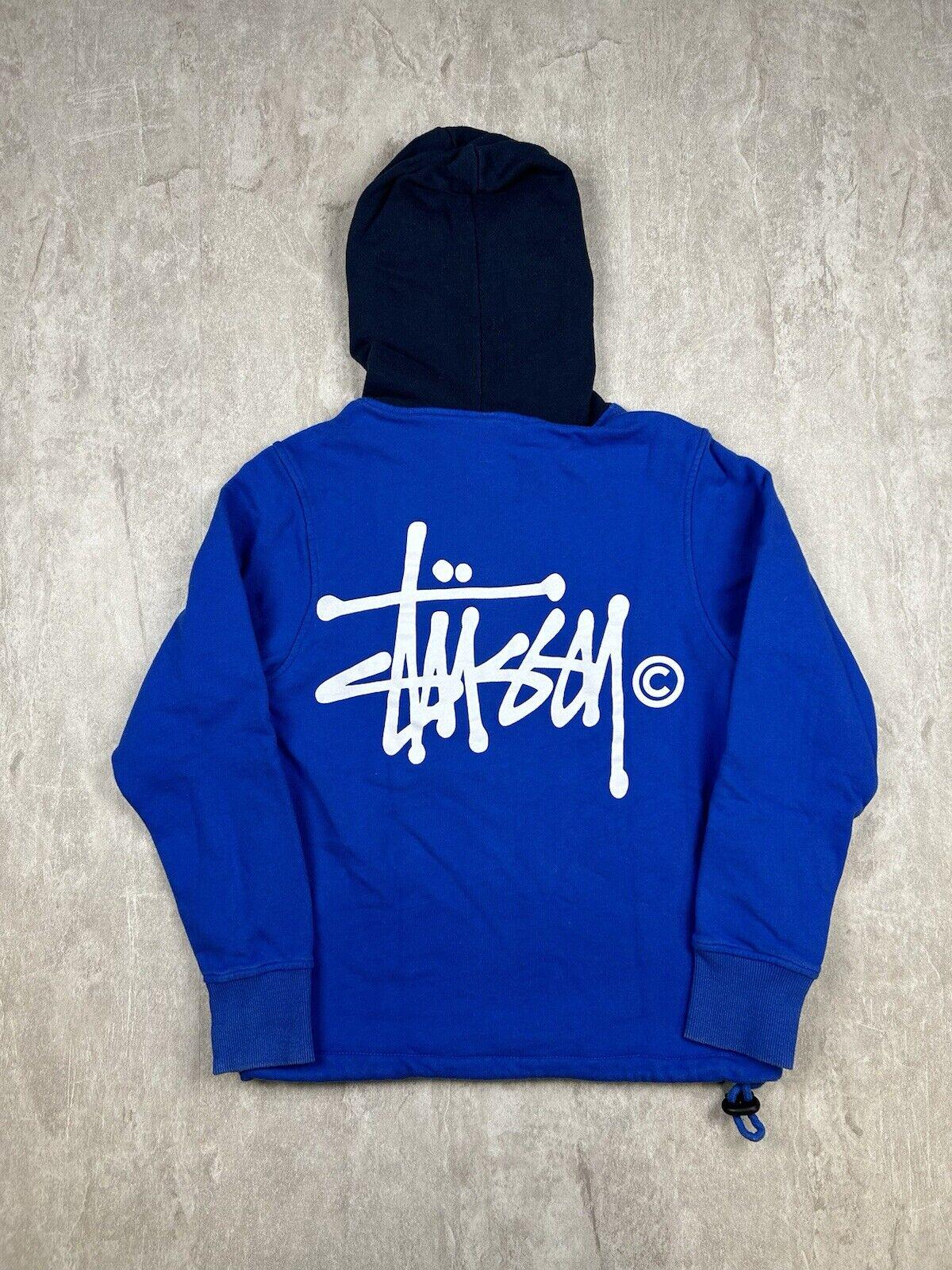 Stussy 2 tone hoodie on sale