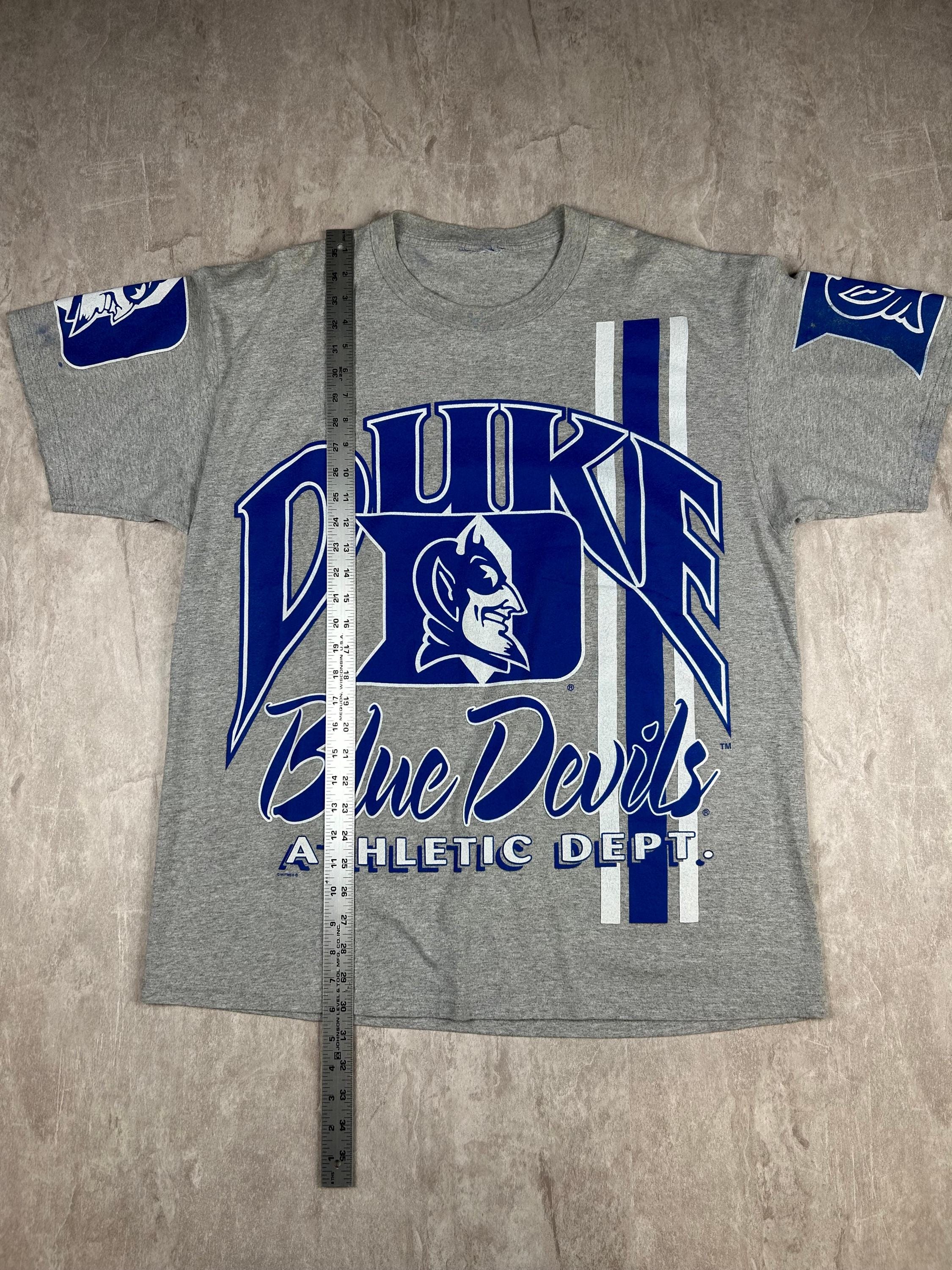 Vintage 90s Duke Blue Devils Nutmeg Athletic Dept Men's Size