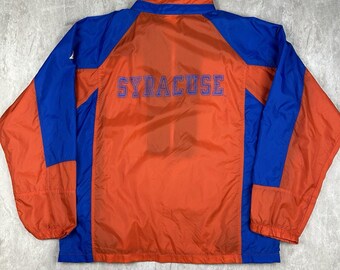 Vintage 90s Apex One Varsity Syracuse Zip Pull-over Jacket