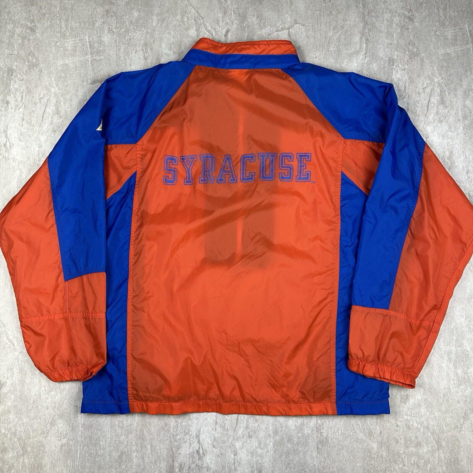 Vintage 90s Apex One Varsity Syracuse Zip Pull-over Jacket