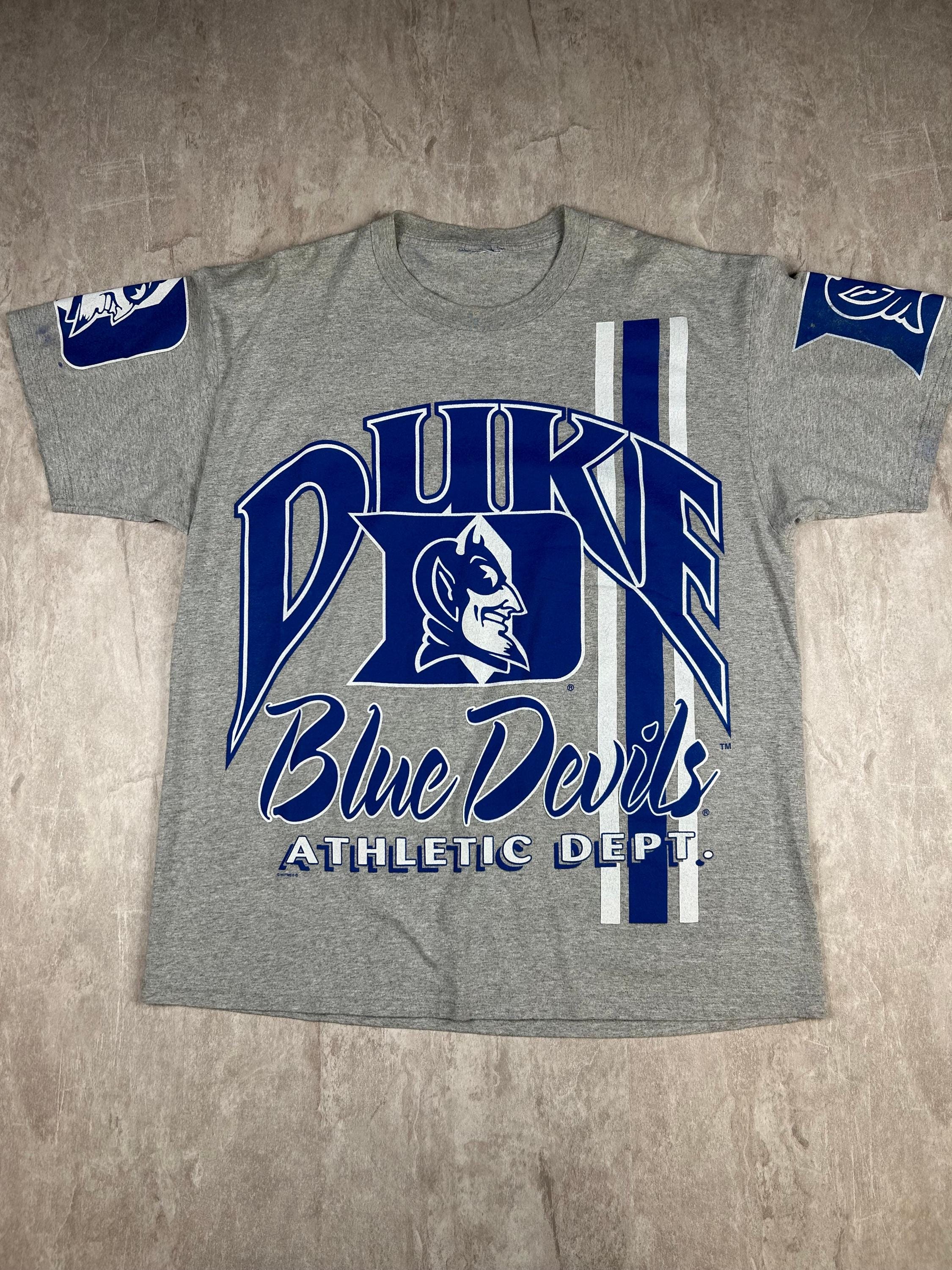 Vintage 90s Duke Blue Devils Nutmeg Athletic Dept Men's Size