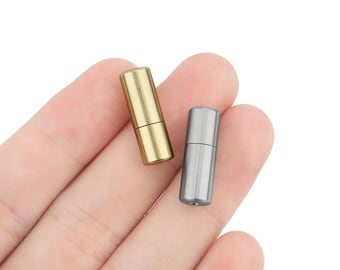 Brass & Stainless Steel DIY Connector: Keyring, Paracord Pendant, Bracelet Buckle
