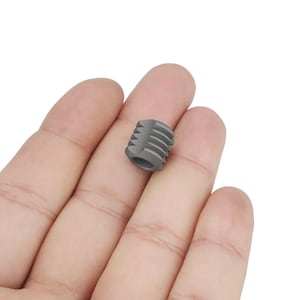 Titanium Triangle Paracord Bead: Knife Lanyard Accessory