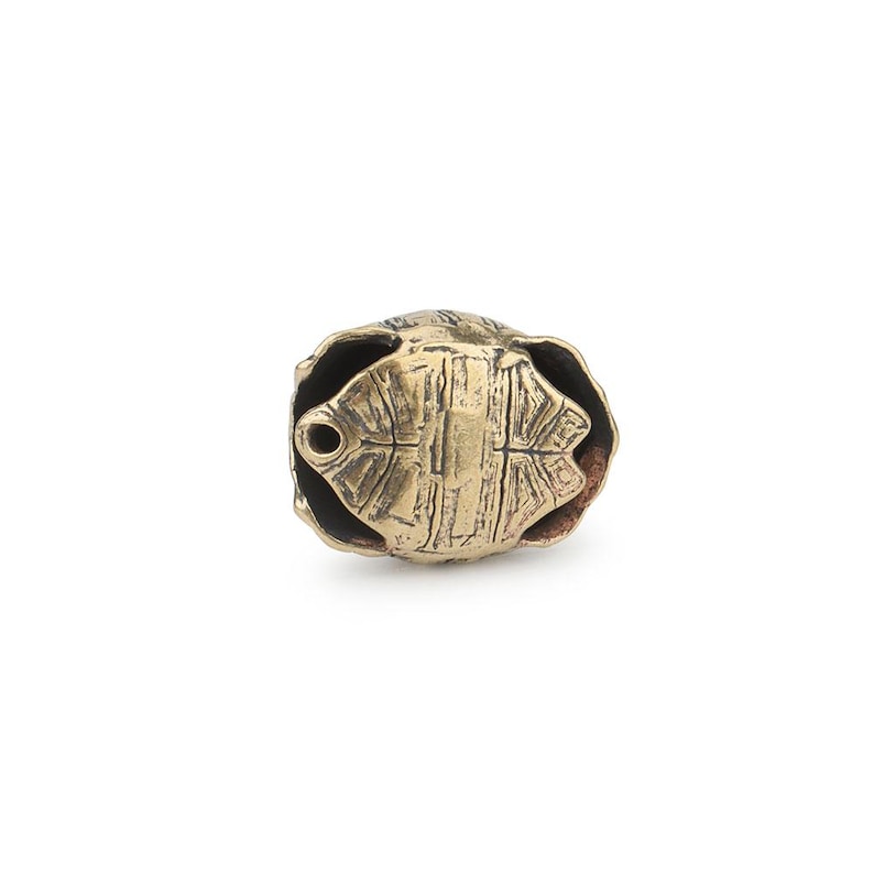 Tortoise Shell Rope Bell Brass Tortoise Bead - DIY Turtle Paracord Bead, Car Keychain ...