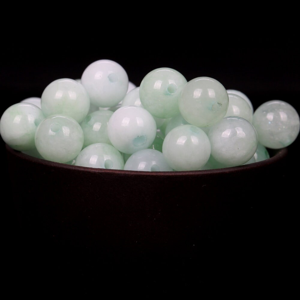 Perle Angelite Viola Naturale 8mm Rotonde – Pacco Da 10g Per Gioielli Fai Da Te, Distanziatori Sfusi