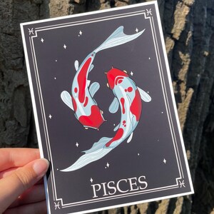 Pisces Zodiac Print