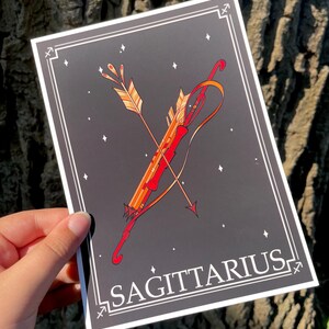 Sagittarius Zodiac Print