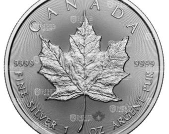 1 oz 2026 Maple Leaf Silver Coin BU 9999 - Royal Canadian Mint