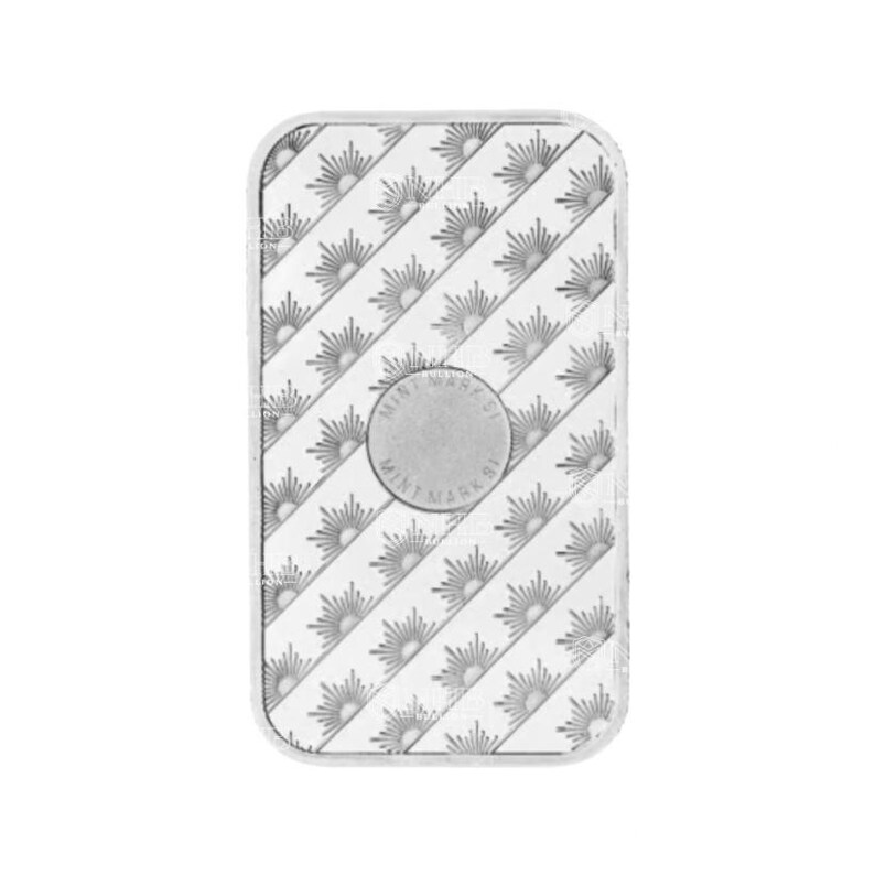 1 oz Silver Bar BU 999 - Sunshine Mint image 2