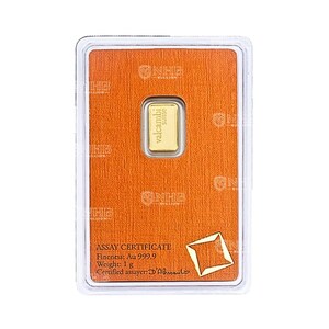 1 gram Valcambi Gold Bar - .999 Brilliant uncirculated Pure Gold afbeelding 2