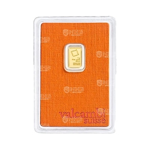 1 gram Valcambi Gold Bar - .999 Brilliant uncirculated Pure Gold afbeelding 1