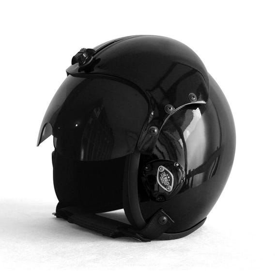 HGU-33 Plain Black Fighter Jet Helmet Movie Prop - Etsy