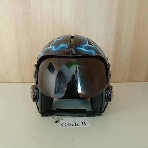 HGU-33 Grade B2 Grim Reaper Fighter Jet Helmet Movie Prop