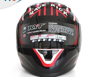 KYT R10 Maverick V2 Helmet Top Gun Inspired Full Face Motorcycle Helmet Racing Biker Gear Gift Idea