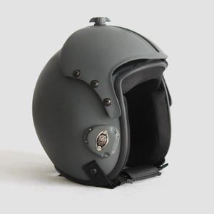 HGU-33 Plain Grey Flight Fighter Jet Helmet Movie Prop