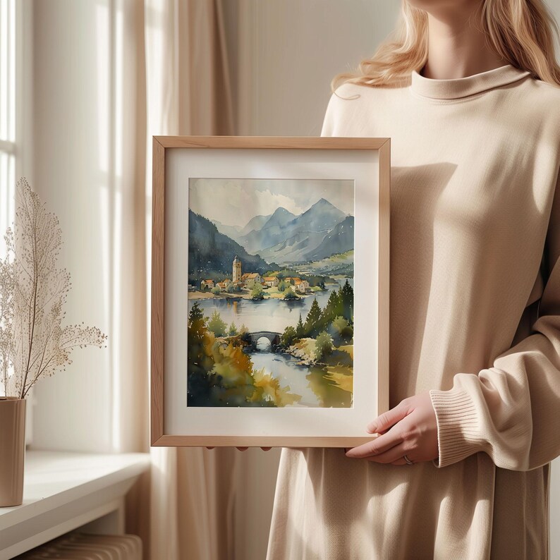 Killarney Ireland Watercolor Painting: Travel Art Print image 6