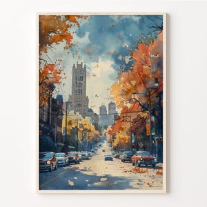 WINNIPEG Watercolor Painting, Canada Edition, Manitoba Wall Art, Poster Print, Traditional Wall Decor, C30-614