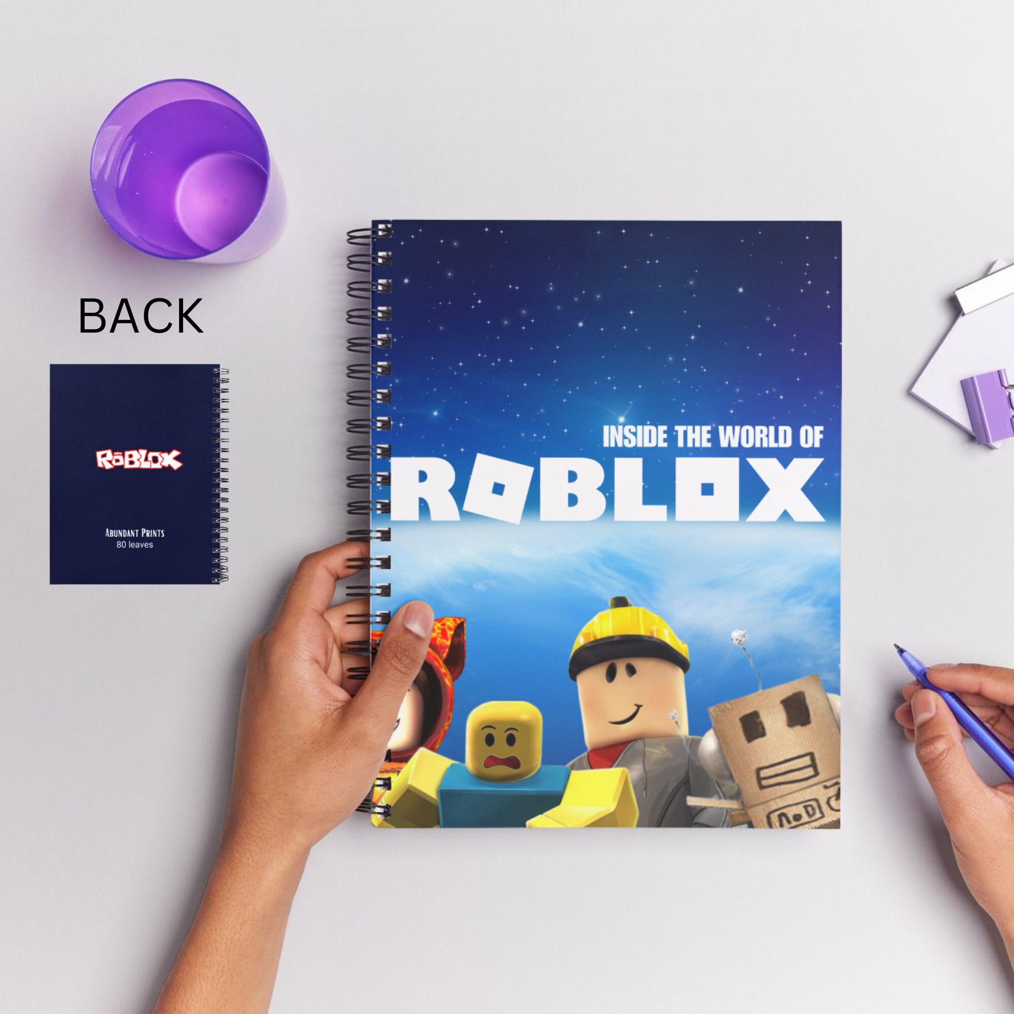 Printable Instant Download Roblox Spiral Notebook Templates Back to ...