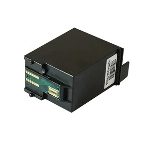 May include: A black rectangular inkjet printer cartridge featuring a green circuit board with gold contact points on the side and a white label displaying the barcode and the alphanumeric text AR8A0QL0693 printed in black ink.
