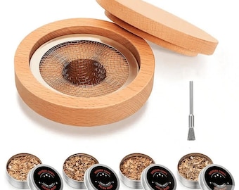 Cocktail Smoker Kit with 4 Flavored Chips