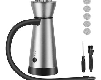 3-speed electric cocktail smoker – gray (only)
